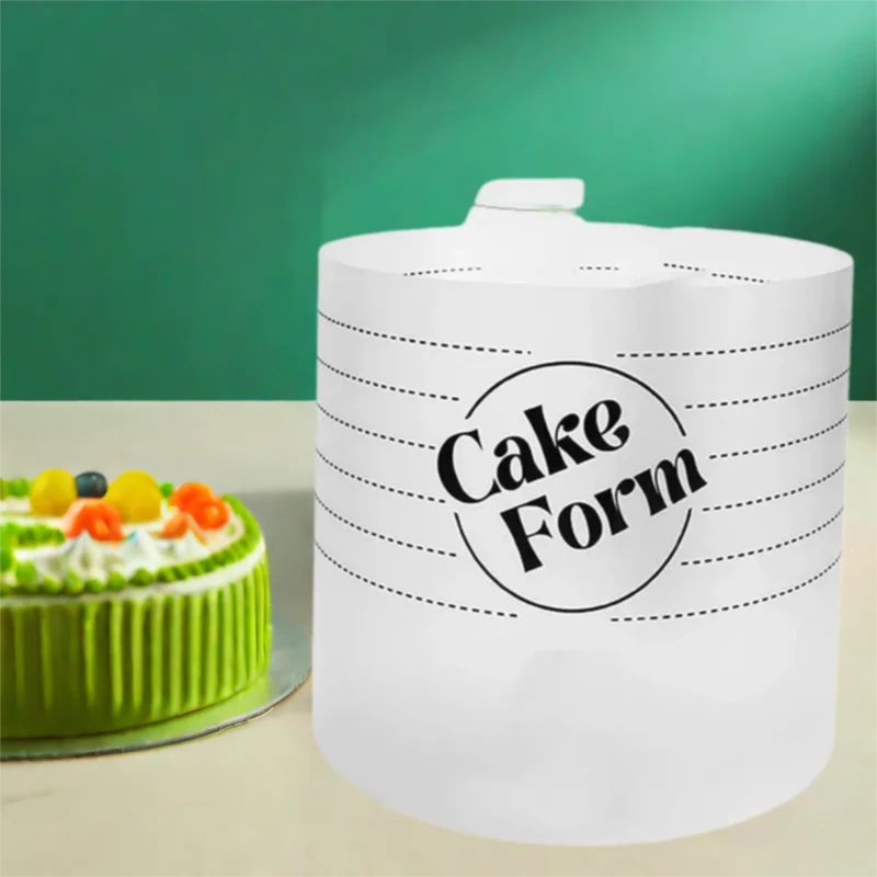 Einstellbare Kuchen Ring Form Runde Mousse Kuchen Ring Versenkbare Fondant Werkzeuge Acryl Kreis Backen Ring DIY Mousse Kuchen Form Image