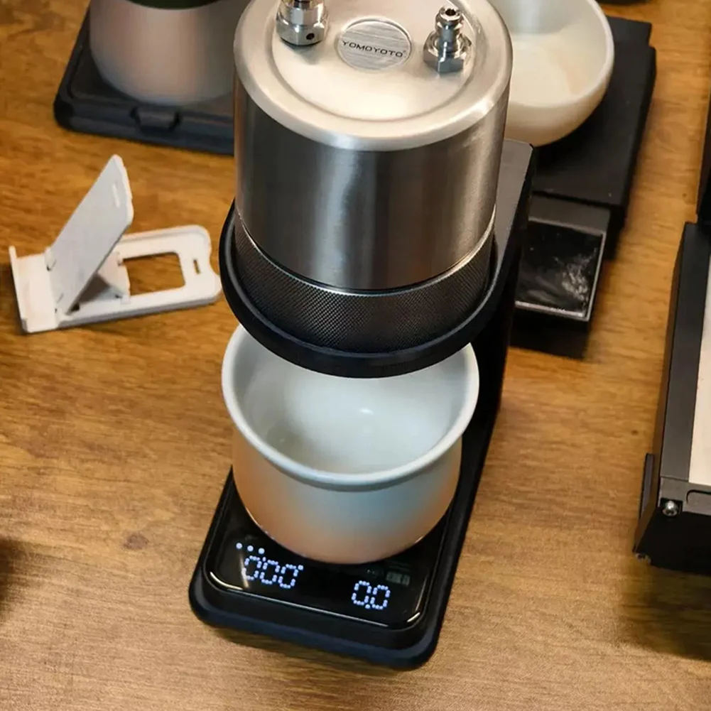 A98I-Kaffeemaschinenständer für tragbare Nano-Espressomaschinen von Outin. Kompletter Extraktion