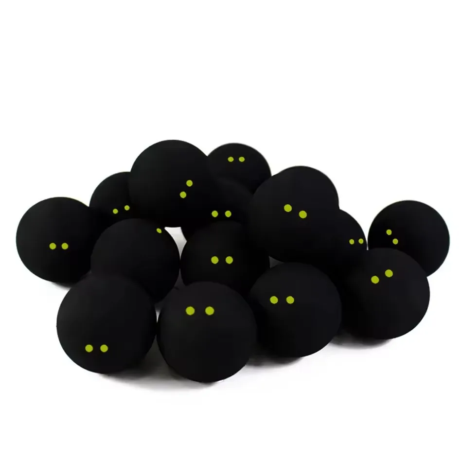 Double Yellow Point Squash Balls Rubber Squash Racquet Balls Squash Speed Training For Double Yellow Dots Squash Ball Profession