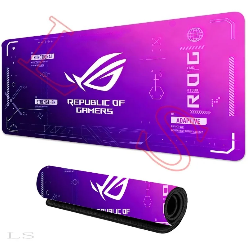 Original Gaming-Matten, groß, erweitertes Pad, 400 x 900, Mauspad, Gamer-Computertastatur, XXL, Schreibtischunterlage, Büros, Innenzubehör, RUG Image