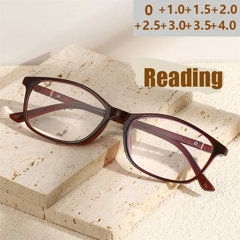 Lesebrille HD Ultraleichte Anti-Blaulicht-Brille für ältere Männer und Frauen mittleren Alters und ältere Menschen 8056 Image