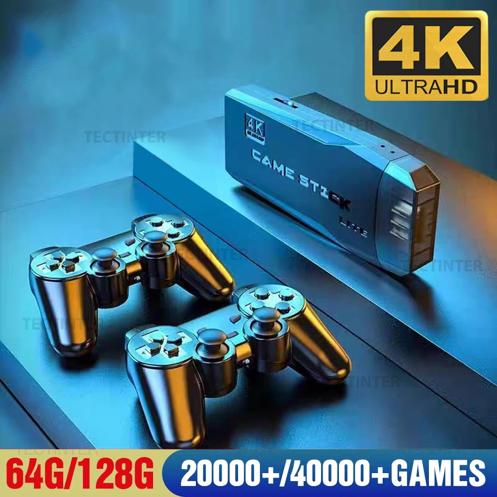 Console de jeu vidéo M8 4K, lecteur de jeu portable rétro, contrôleur sans fil, 20000 jeux intégrés pour PS1, livraison directe