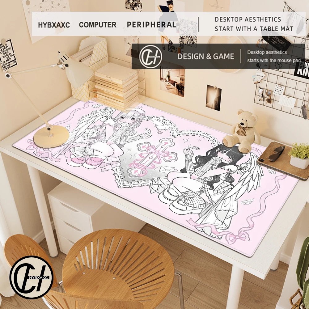 Große Cartoon Maus Pad Wasserdichte Gaming Computer Tisch Matte Kawaii Maus Matte Schreibtisch Costers Büro Schreibwaren Schreibtisch Veranstalter Image