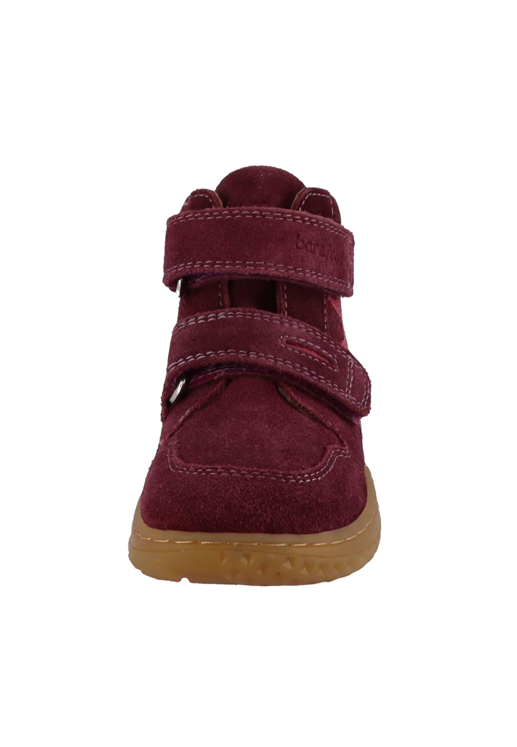 Stiefel LURCHI "Lurchi Samu Barefoot", Damen, Gr. 24, lila, Leder, Schuhe Stiefel