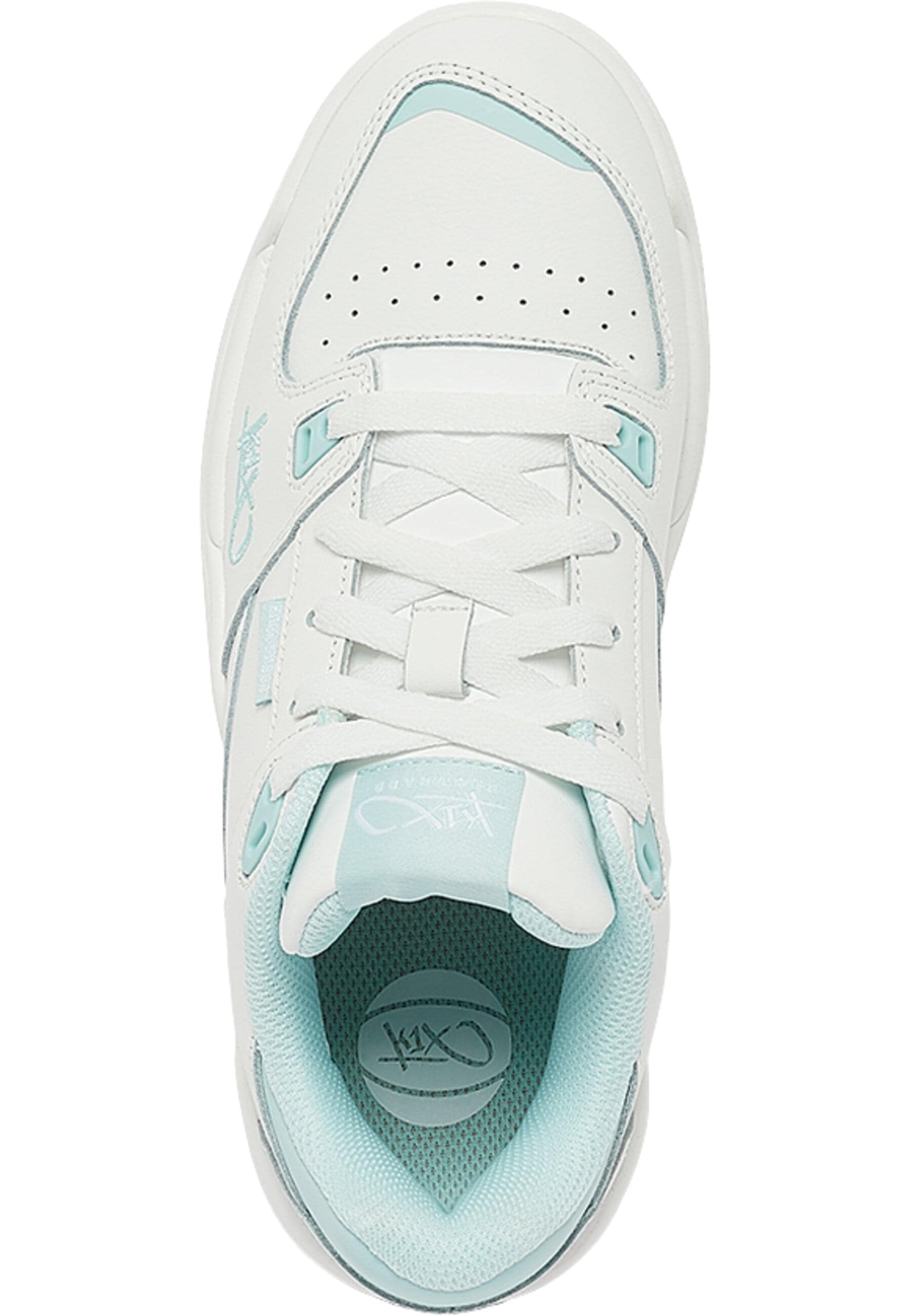 Trainingsschuh K1X "K1X Damen K1XFWW000014 K1X Glide", Damen, Gr. 37,5, weiß, mint, Leder, Schuhe