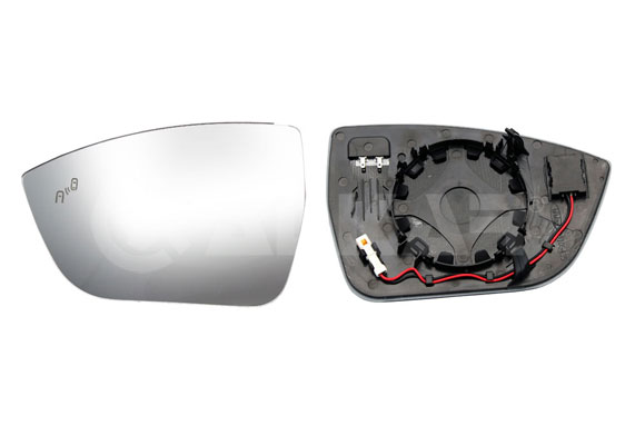 ALKAR Spiegelglas, Außenspiegel 6481094 links für SEAT 575857521C