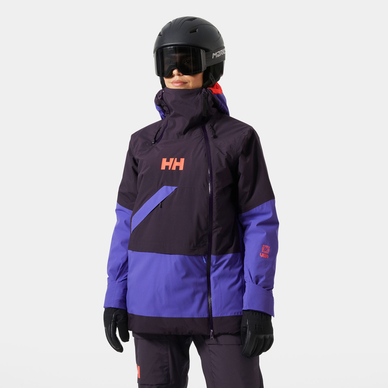 Helly Hansen Damen Powchaser Asymmetrische Skijacke XL Image
