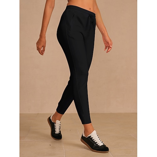 Damen Golfhosen Dunkelgrau Schwarz Weiß Hosen Damen-Golfkleidung, Kleidung, Outfits, Kleidung Image