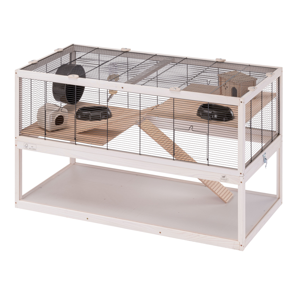 Cage à hamster Domster 100 de Ferplast, 100 x 50 x 61 cm, pour petits animaux