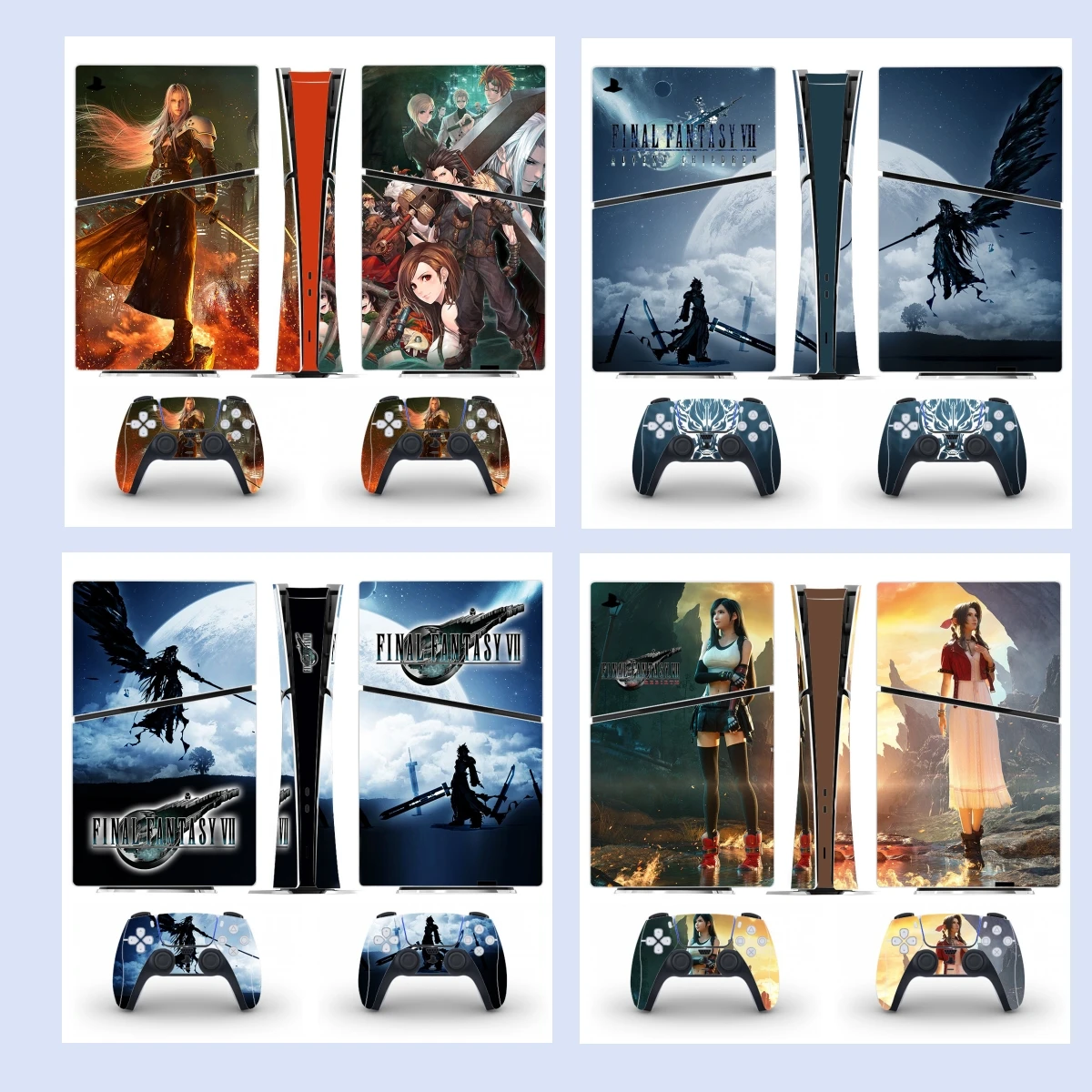 Spiel Final Fantasy FF PS5 Slim Digital Skin Aufkleber Schutz Aufkleber Abdeckung für Konsole Controller PS5 Slim Aufkleber Vinyl Image