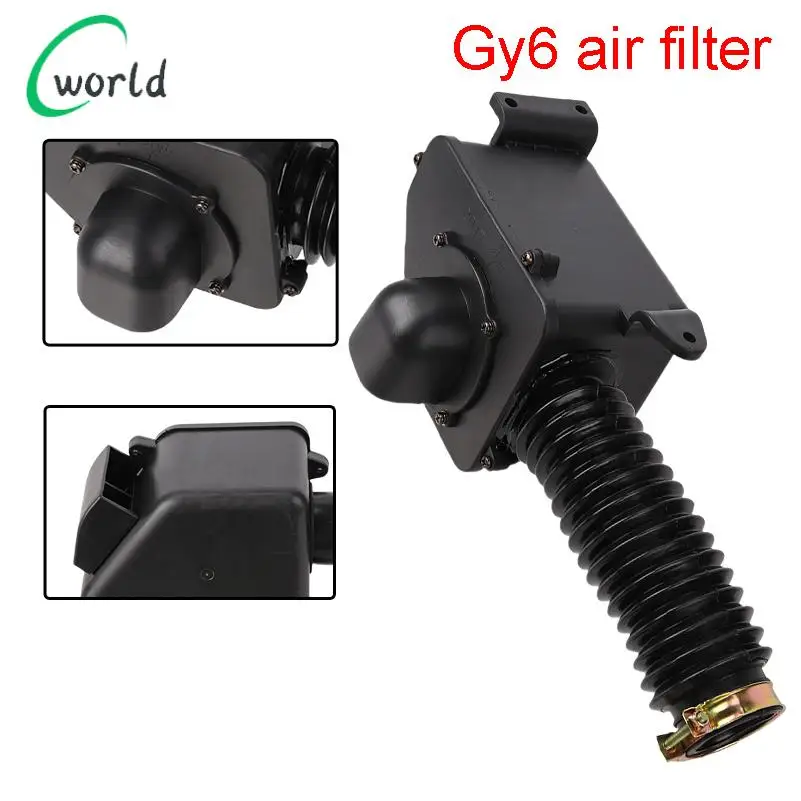 Neues GY6 150cc 157QMJ Motor Go Kart Roller leichte Motorrad Luftfilter Box Ansaugfilter Ersatzteil Image