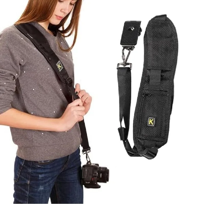 Tragbare SLR-Kamera, verstellbarer Riemen, Digitalkamera, Umhängeband, rutschfeste Kamera, Schultergurte für Canon/Nikon/Sony-Kamera Image