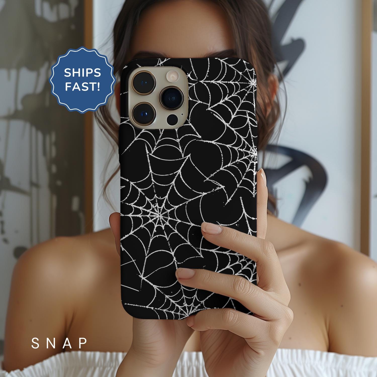 Custodia per iPhone 17 Custodia MagSafe per iPhone 17 Pro Custodia Spider Web per iPhone Custodia Dark Academia per iPhone 17 Air Custodia per iPhone