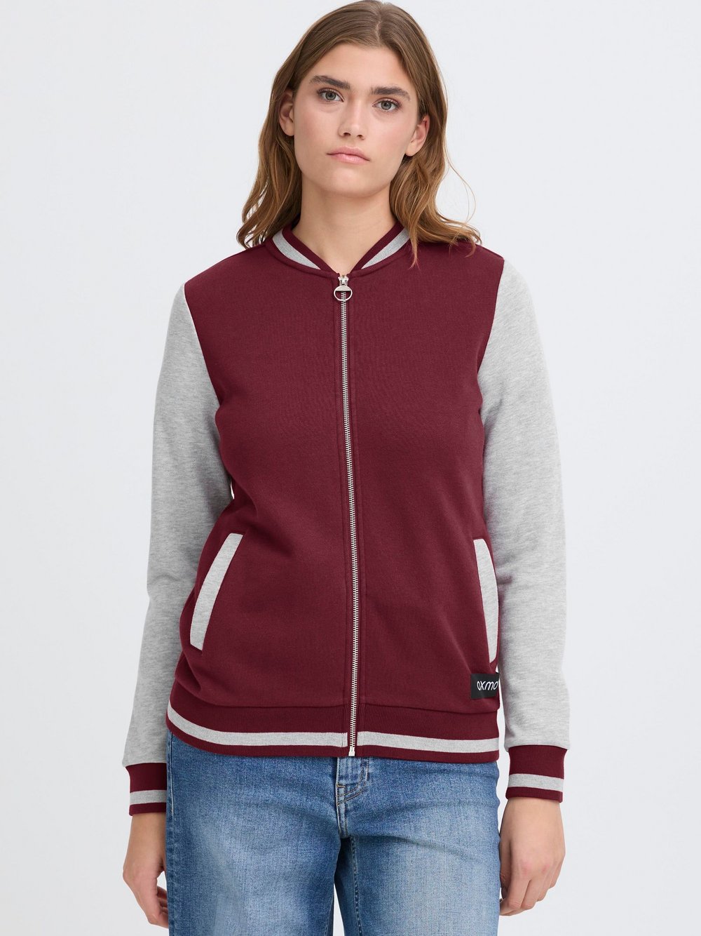 OXMO Sweatjacke Damen rot, S Image