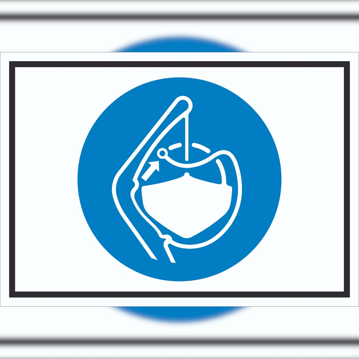 HB-Druck Rettungsboot-Laschings lösen beim Aussetzvorgang Symbol Schild A3 (297x420mm) Image