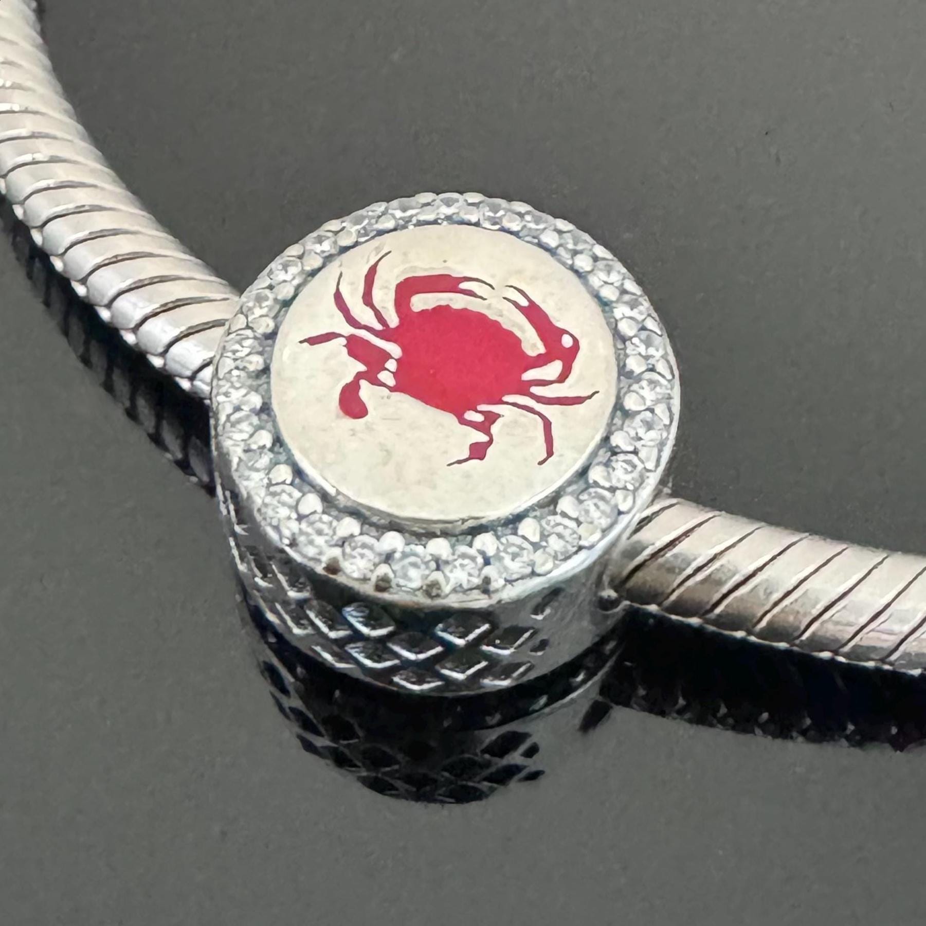 Eine echte Pandora |Pandora Maryland Bead Charm |Charm für Pandora Armband und Halskette | Authentisch Pandora Anhänger| Charm für Trip Armband