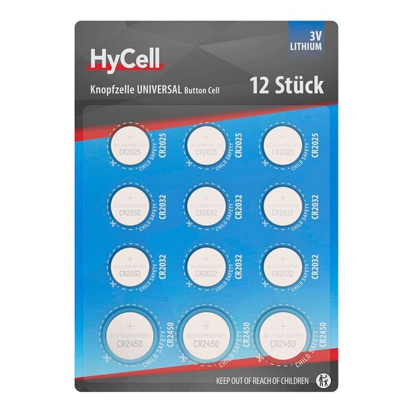 Ansmann 12x Batterien »CR2025/CR2032/CR2450« Knopfzelle Image