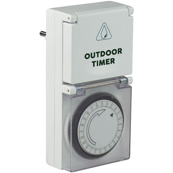 as-Schwabe Mechanische Tages-Zeitschaltuhr in grau grau Image