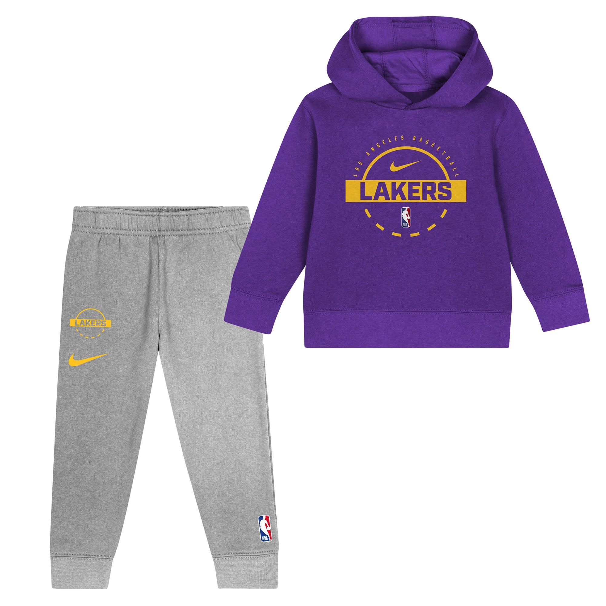 Ensemble polaire Nike Team Logo Club des Los Angeles Lakers - Tout-petit - unisexe Taille: 4T