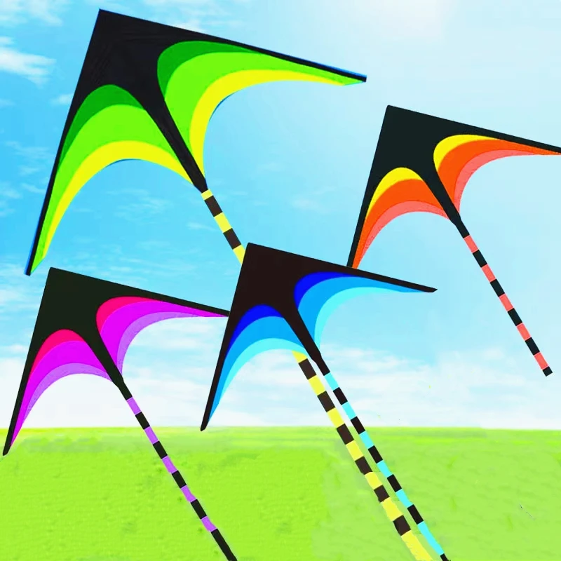 Neue Kinder Drachen fliegen Outdoor-Spaßspielzeug Nylon Delta Kite Fabrik Sommerspielzeug Kitesurfen Flügel Drachen Linie Wind Drache Naish Buggy Image