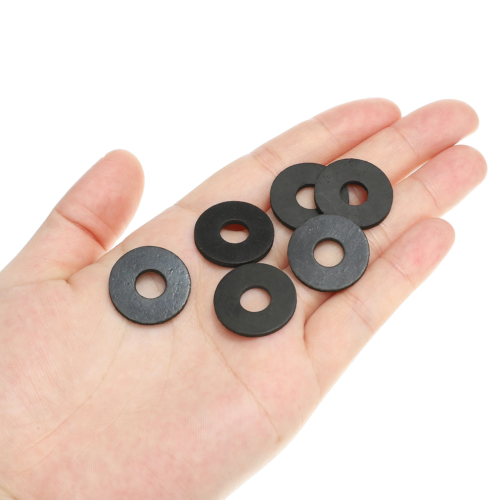 80/100 Stücke Schwarz Kunststoff Gummi Flache Unterlegscheibe Dichtung Spacer Dichtungsring für Bolzen M3 M4 M5 M6 M7 M8 M10 M12 M14 M16 M20 M24 M30 M31 Image