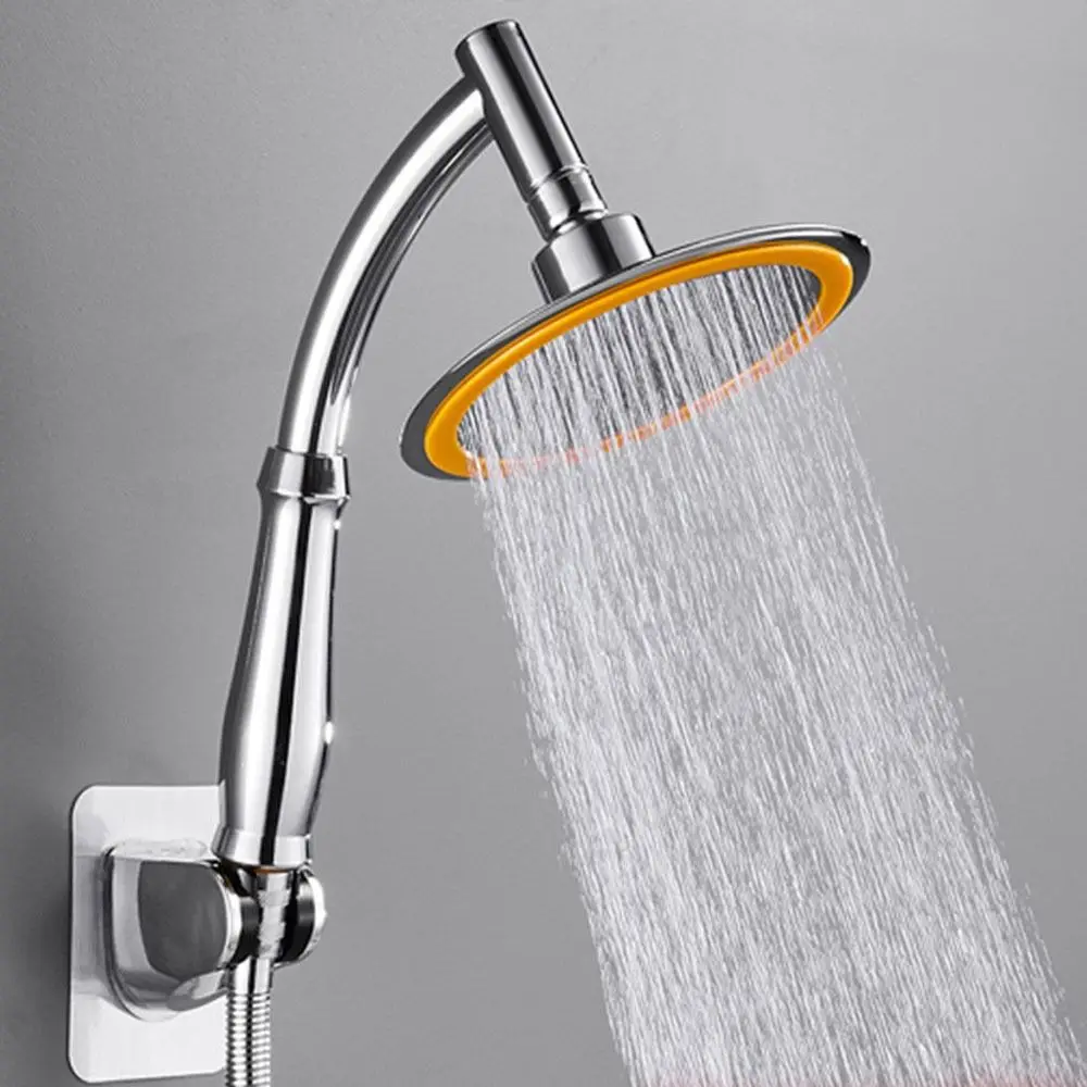 Hohe Qualität Dual-zweck Dusche Kopf Verlängerung Arm Handheld ABS Dusche Düse Stange Silber Dusche Arm Bad