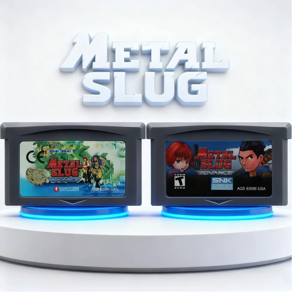 Metal Slug GBA-Karte, 32-Bit-Videospiel-Kartusche, Konsolenkarte für Metal Slug Advance für GBA USA, EUR-Version Image