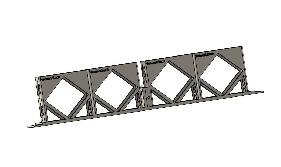 HDHomeRun Duo / Quatro / Flex 4K ×3 o ×4 - Montaggio su rack 1U (19 pollici)