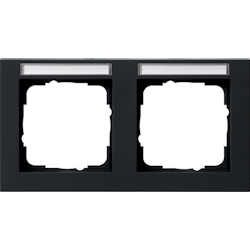 Gira Abdeckrahmen 2f. sw 109209 Image