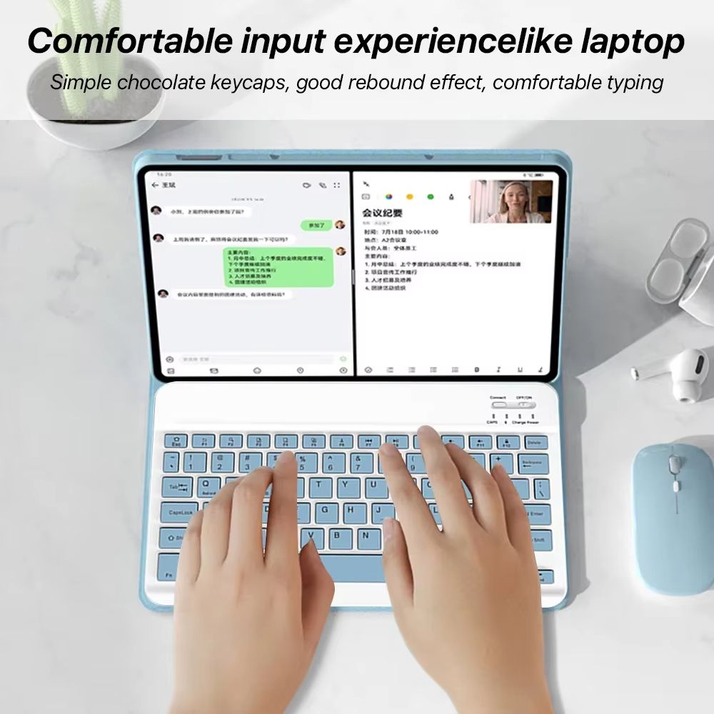 Xiaomi Redmi Pad Pro 12.1 Inch Case With Keyboard Slim Protective Cover With Detachable Wireless Keyboard & Stand black C Backlit arabic Keyboard