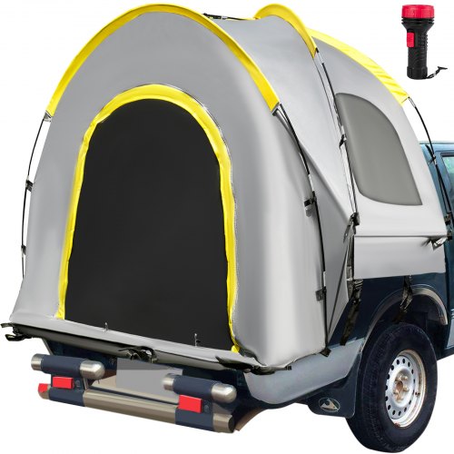 Full Size Waterproof Truck Tent For Pickup Bed, Easy To Setup Camping Tent With Mesh Windows, Truck Camper Full Size Waterproof Truck Tent For Pickup Bed, Easy To Setup Camping Tent With Mesh Windows, Truck Camper