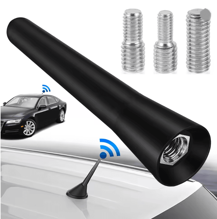 AutoTune Compact Car Antenna Short Roof Mount FM AM DAB Universal Fit AutoTune Compact Car Antenna Short Roof Mount FM AM DAB Universal Fit