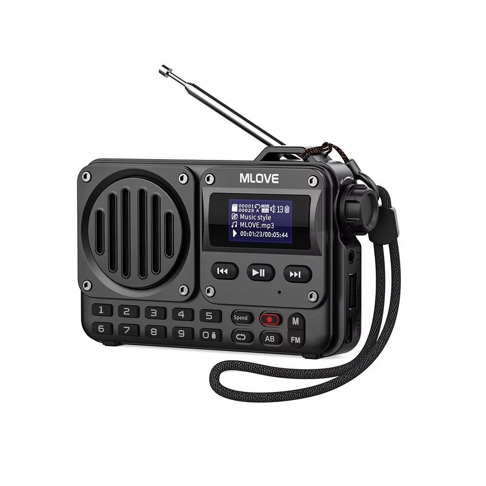 MLOVE BV800 Portable Bluetooth Speaker With FM Radio & LCD Display MLOVE BV800 Portable Bluetooth Speaker With FM Radio & LCD Display