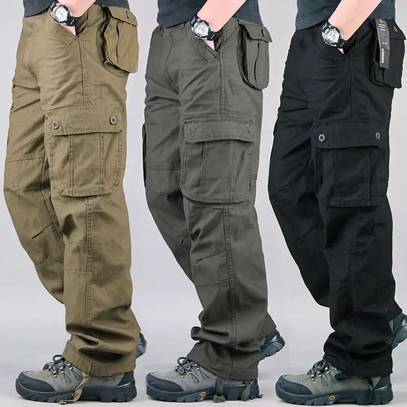 Mens Outdoor Tactical Work Pants With Multi Pockets a 30