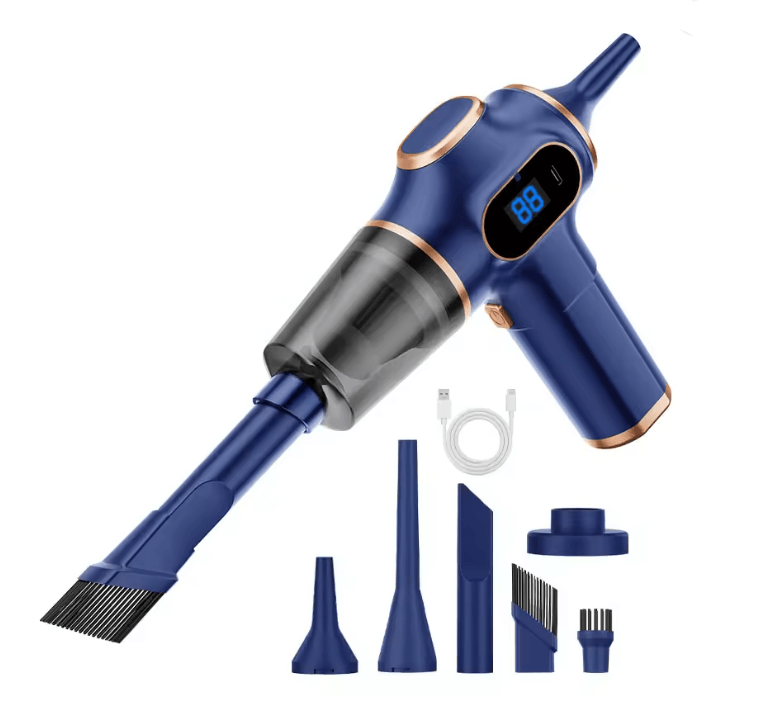 Wireless Car Vacuum Cleaner High Power Portable Mini Household And Office Use black