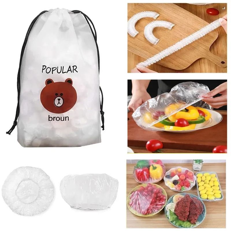 Disposable Food Covers For Bowls And Plates 100pcs B