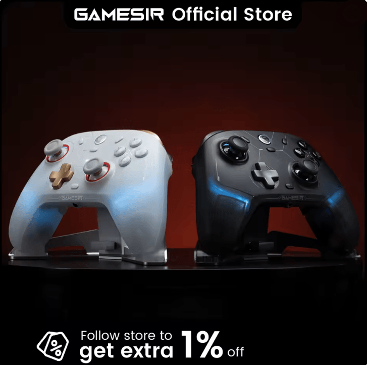 GameSir Cyclone 2 Wireless Controller With Hall Effect Triggers For Switch IPhone And Android cyclone 2 White Set
