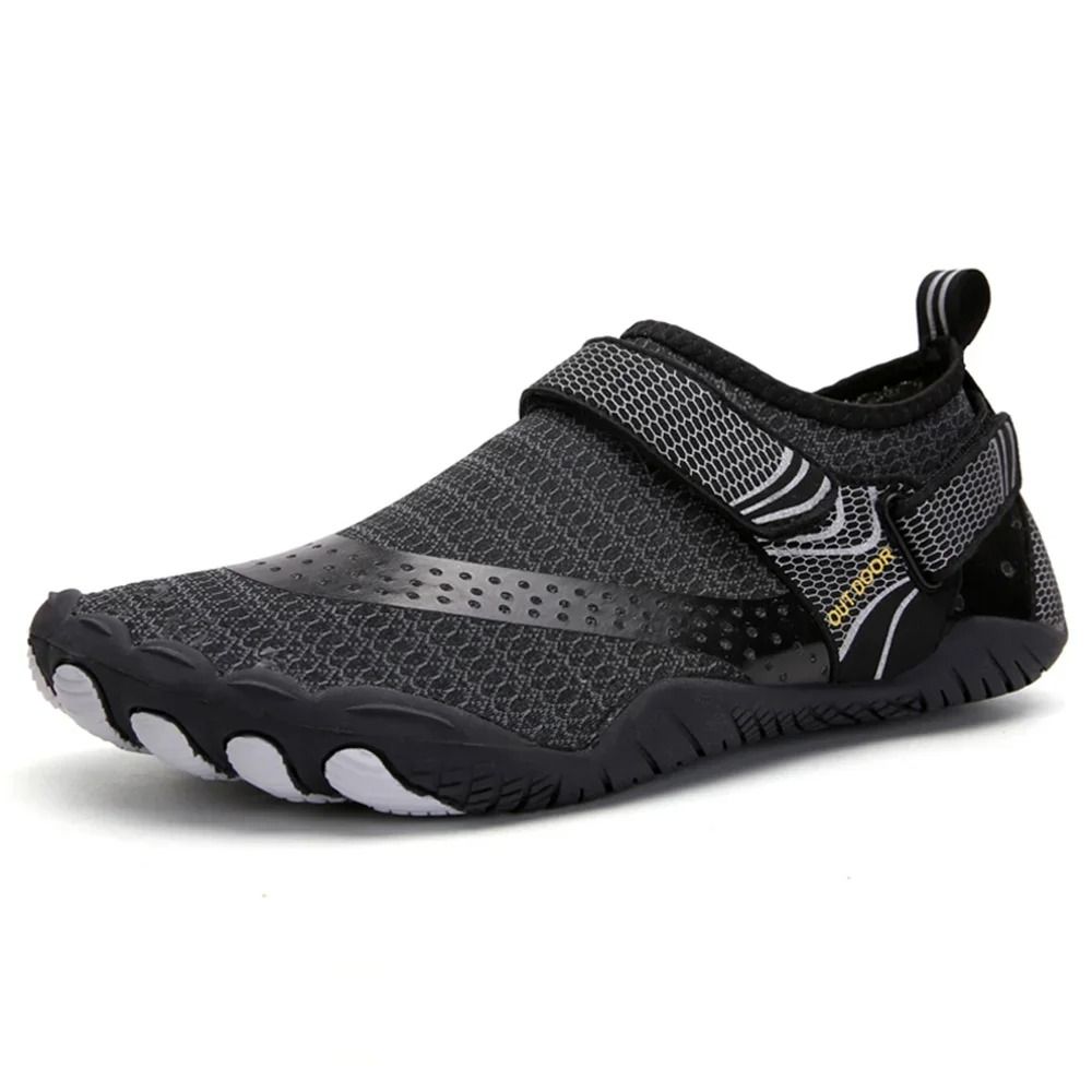 Five Finger Water Shoes Quick Dry Non Slip Barefoot Aqua Shoes For Men And Women 3 black