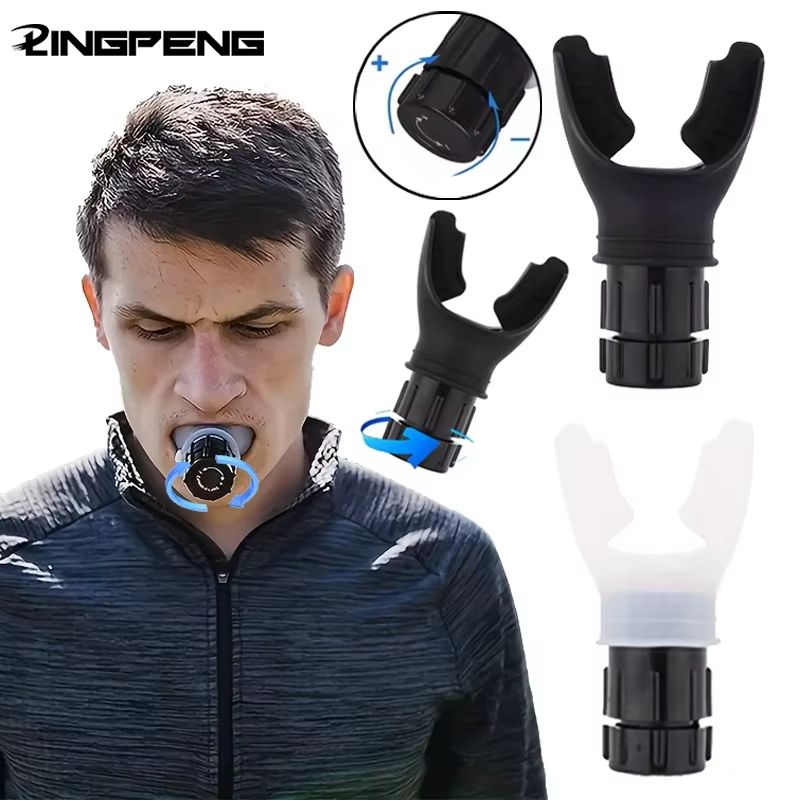 Portable Lung Trainer Pro Adjustable Breathing Exercise Device For Lung Capacity, Relaxation & Better Sleep Portable Lung Trainer Pro Adjustable Breathing Exercise Device For Lung Capacity, Relaxation & Better Sleep
