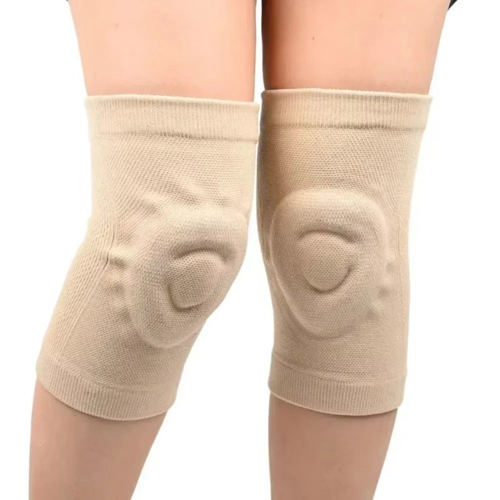 Silicone Compression Sports Knee Pads beige m