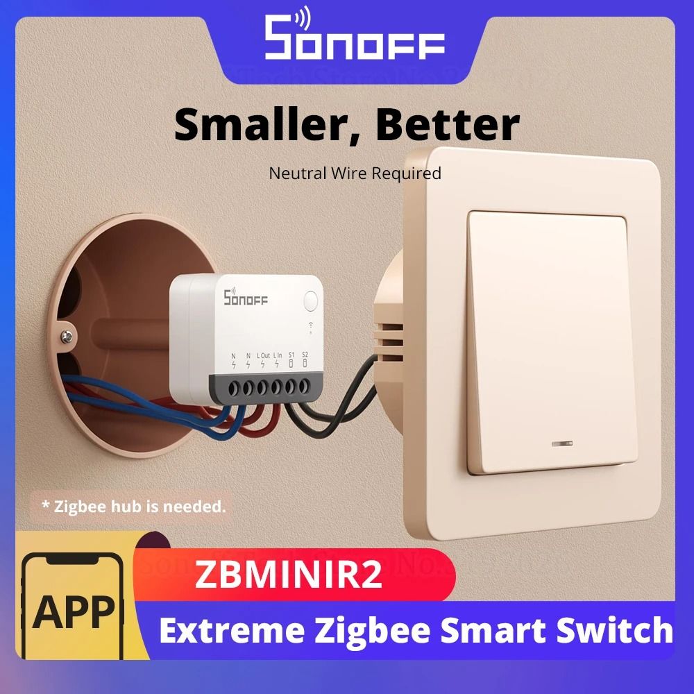 SONOFF ZBMINIR2 Extreme Zigbee Smart Switch Compact Smart Relay Module SONOFF ZBMINIR2 Extreme Zigbee Smart Switch Compact Smart Relay Module