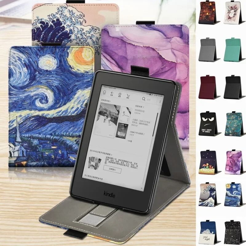 Smart Auto Wake Sleep PU Leather Case For Kindle Paperwhite 6 To 12 Generations for Pq94wif 2018 u