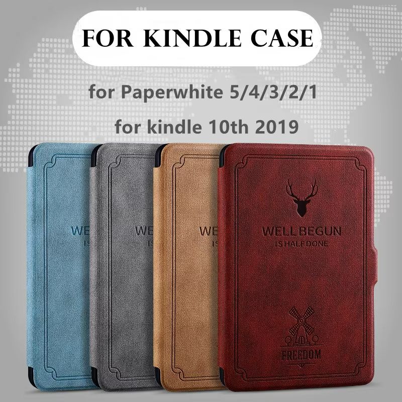 Magnetic Smart Case For Kindle Paperwhite Auto Sleep Wake Protective Cover For Kindle 11th, 10th, And Earlier Generati sky Blue paperwhite 5 6.8inch