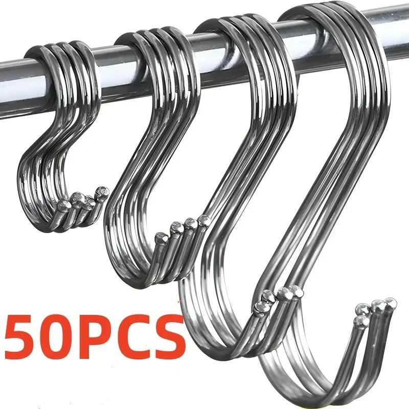 Stainless Steel S Hooks For Kitchen And Home Organization s 20pcs