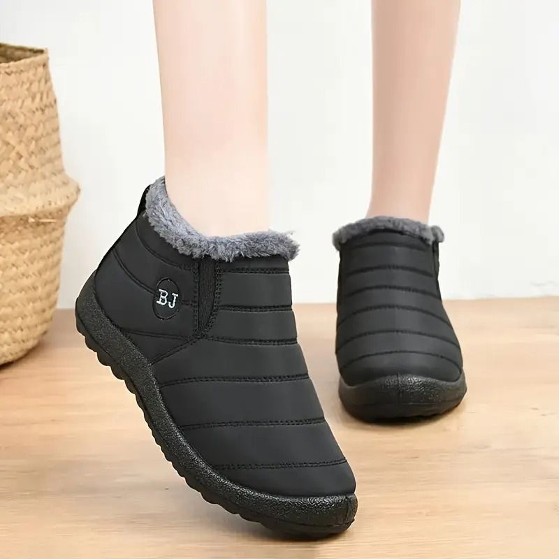 Men's Winter Boots, Outdoor Snow Boots For Men, Hiking Ankle Shoes, Waterproof Men's Fur Shoes, Work Footwear coffee Grey 39