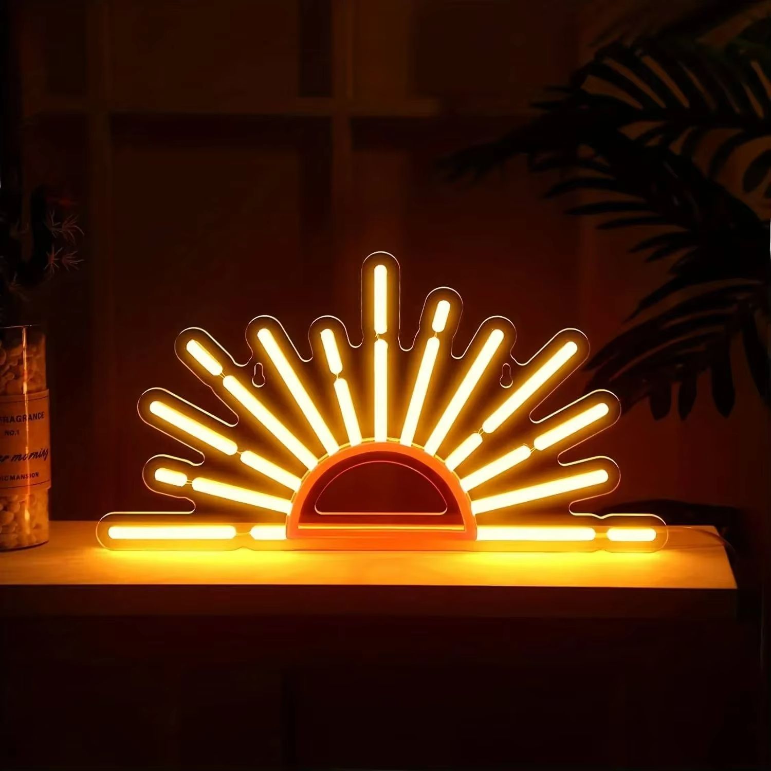 Sunset Glow Neon Wall Light LED Sun Horizon Sign For Bedroom & Aesthetic Decor Sunset Glow Neon Wall Light LED Sun Horizon Sign For Bedroom & Aesthetic Decor