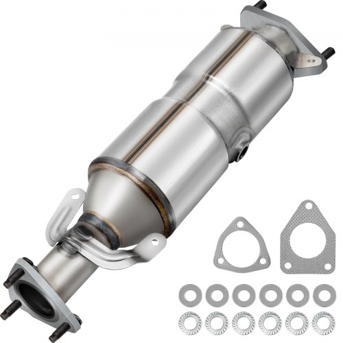 High Flow Direct Fit Catalytic Converter With Gaskets For Honda Accord, Stainless Steel Exhaust Upgrade High Flow Direct Fit Catalytic Converter With Gaskets For Honda Accord, Stainless Steel Exhaust Upgrade