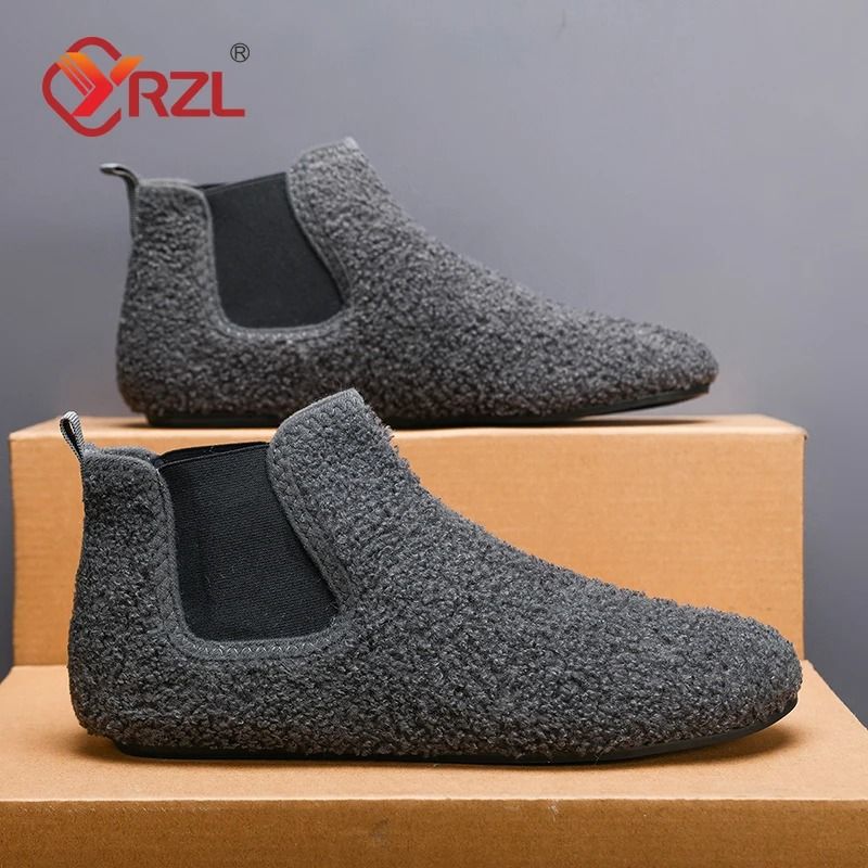 Men Winter Warm Cotton Indoor Slippers Soft Sole Anti Slip us 9.5 dark Blue