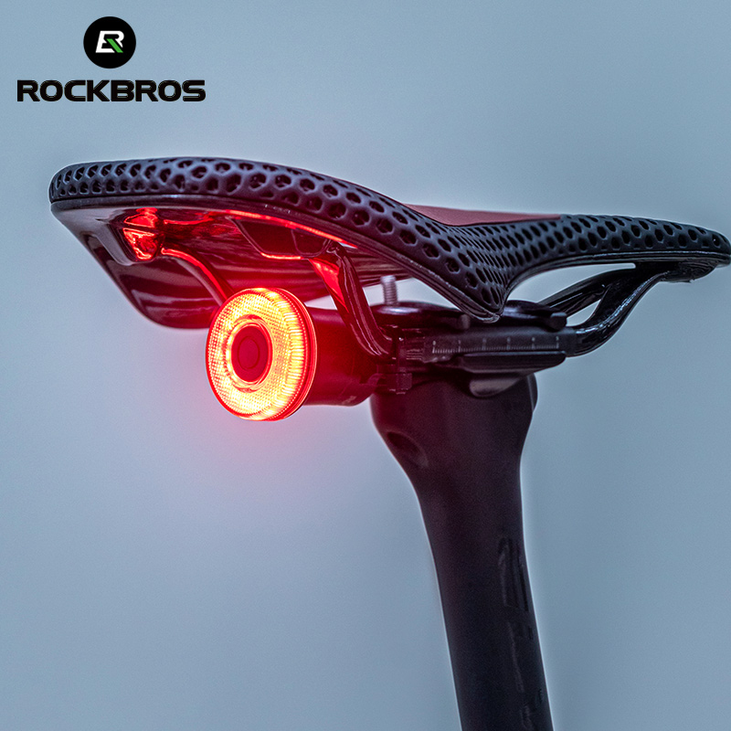 Smart Bike Tail Light Bicycle Rear Lights, IPX Waterproof, USB Type C Rechargeable Rear Bike Light For Safe Night Riding Smart Bike Tail Light Bicycle Rear Lights, IPX Waterproof, USB Type C Rechargeable Rear Bike Light For Safe Night Riding