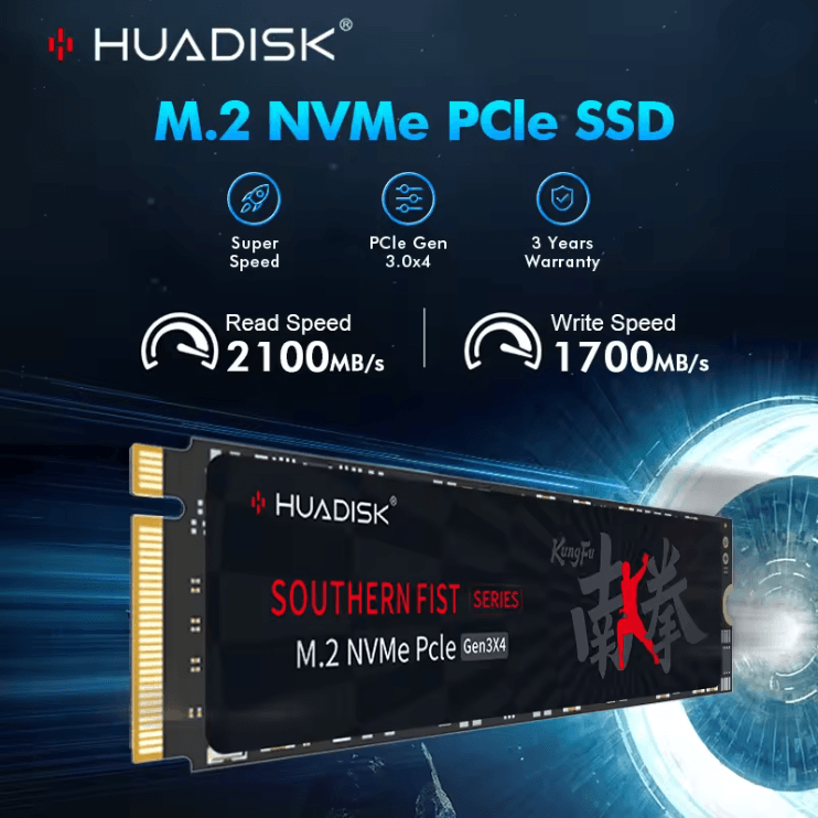 Huadisk NVMe M2 PCIe Gen3 SSD High Speed Internal Solid State Drive For Laptops And Desktops 512gb Nvme Ssd
